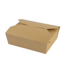 Vegware No.5 food carton 1050ml (15.2 x 12.1 x 5cm)
