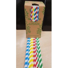 Paper straws 250 per pack biodegradable