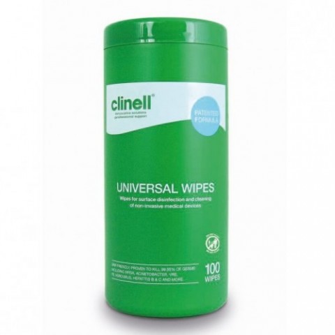 Clinell Universal Tub Wipe 100