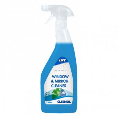 Cleenol Lift Window & Mirror Cleaner - 750ml Spray Cleenol Lift Window & Mirror Cleaner - 750ml Spray