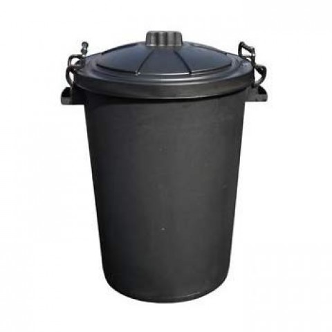 80ltr Large Black Bin