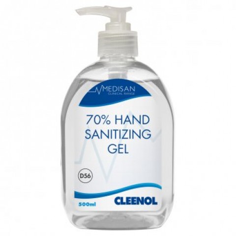 Medisan 70% Hand Sanitizing Gel - 500ml CORONAVIRUS APPROVED Medisan 70% Hand Sanitizing Gel - 500ml CORONAVIRUS APPROVED