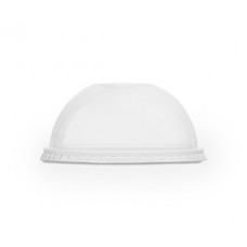 Vegware 96-Series PLA dome lid, straw hole Vegware 96-Series PLA dome lid, straw hole