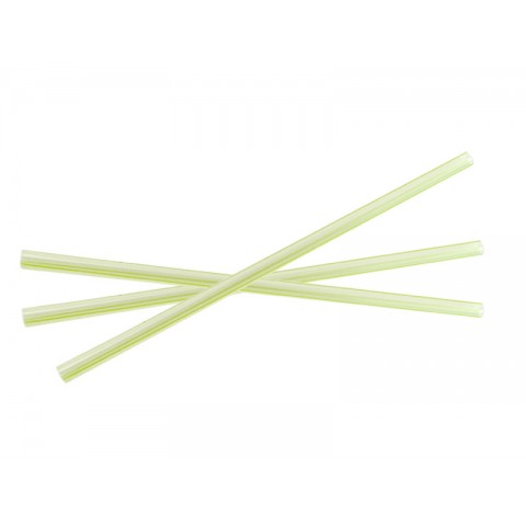 Vegware Jumbissimo green stripe clear 10mm PLA straw, 8.25- Smoothie Straw Vegware Jumbissimo green stripe clear 10mm PLA straw, 8.25- Smoothie Straw
