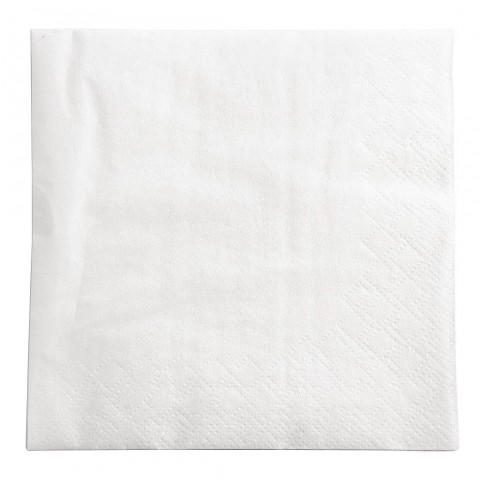 Fasana Cocktail Napkins White 250mm