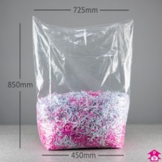 Biodegradable Clear Refuse Sacks 18" x 29" x 34" 
