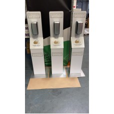 Premium Aluminium Dispenser Stand with Automatic Hand Soap or Sanitiser Dispensers