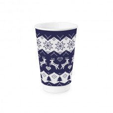 VEGWARE 16oz DOUBLE WALL BLUE STAG CUP 89 SERIES