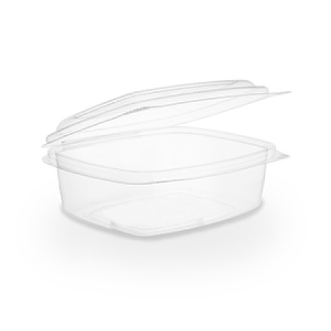 Vegware 12oz PLA hinged deli container case of 300 Vegware 12oz PLA hinged deli container case of 300