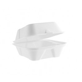 Vegware Compostable 6in Bagasse Burger Box Vegware Compostable 6in Bagasse Burger Box