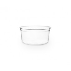 Vegware 12oz PLA round deli container case of 500