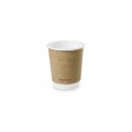 Vegware Compostable Double Wall Brown Kraft Takeaway Cup, 89-Series 12oz Vegware Compostable Double Wall Brown Kraft Takeaway Cup, 89-Series 12oz