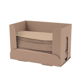 Vegware 33cm 1-ply unbleached dispenser napkin with 2 free dispensers Vegware 33cm 1-ply unbleached dispenser napkin with 2 free dispensers