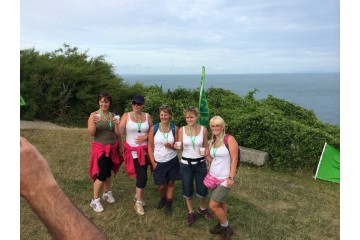 Nyree completes Jurassic Trekathon