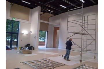 Sealing a brand new linoleum floor Sealing a brand new linoleum floor