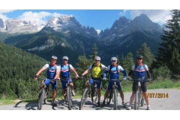 Ollie completes Transalp MTB Challenge