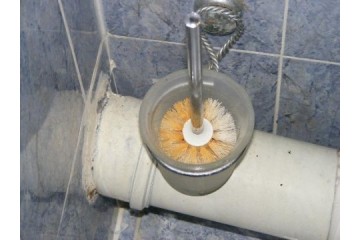 Stained Toilet Brushes