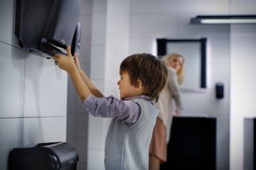 The New Katrin System Towel Dispenser The New Katrin System Towel Dispenser