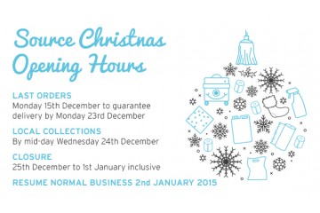  Source Christmas Opening Hours