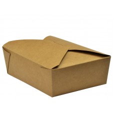 Vegware No.3 Food Carton 1800ml (19.5x14x6.5cm)