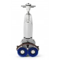 The iMop full size scrubber dryer deck with the flexibility of a flat mop!