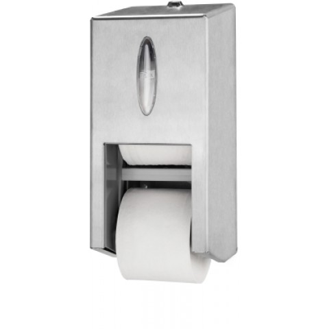 Tork Twin Coreless Mid-size Toilet Roll Dispenser Tork Twin Coreless Mid-size Toilet Roll Dispenser