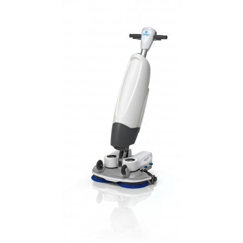 The iMop full size scrubber dryer deck with the flexibility of a flat mop!
