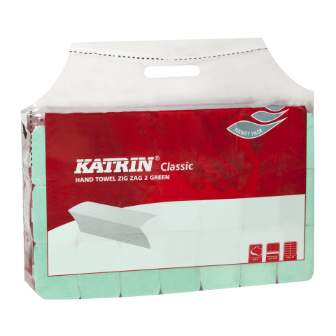 Katrin Hand Towel Zig Zag Green