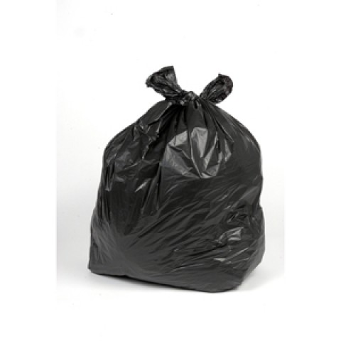Black Refuse Sacks 18x29x39