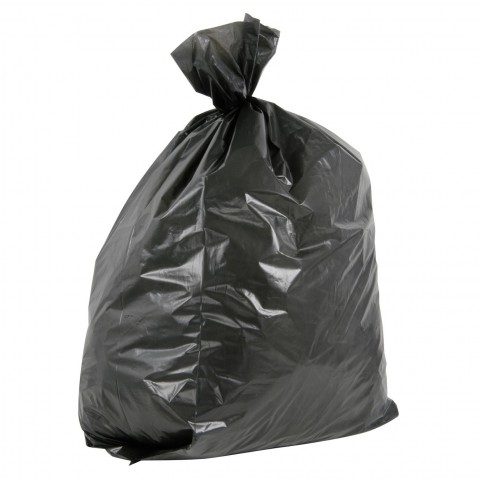 Medium Duty Black Refuse Sacks 18x29x39