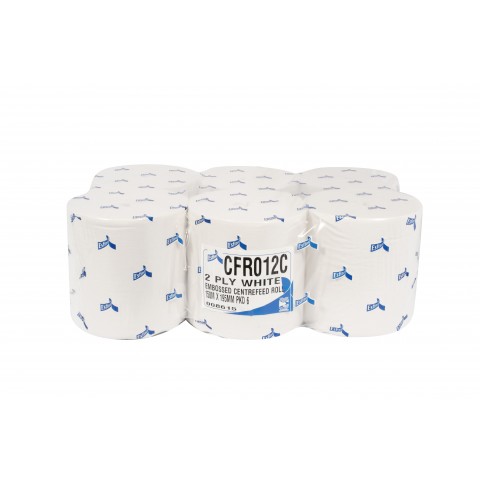 Coreless Centrefeed Roll White 150m Coreless Centrefeed Roll White 150m