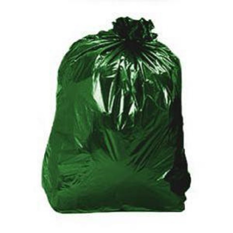 Dark Green Heavy Duty Square Bin Liners 