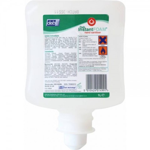 DEB Instant Foam Sanitiser 1L DEB Instant Foam Sanitiser 1L