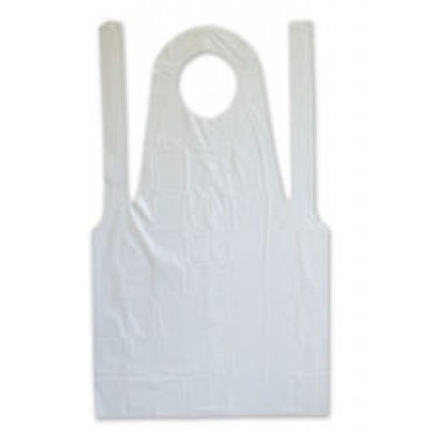 DISPOSABLE APRONS WHITE