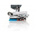 The iMop full size scrubber dryer deck with the flexibility of a flat mop!