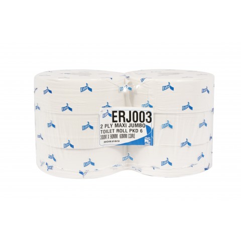 Recycled Maxi Jumbo Toilet Rolls 300m Recycled Maxi Jumbo Toilet Rolls 300m