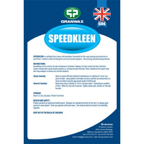 Granwax Speedkleen Granwax Speedkleen