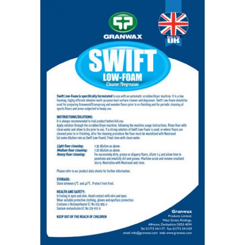 Granwax Swift Low Foam