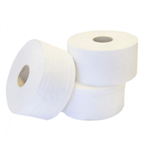 Mini Jumbo Toilet Roll 2 ply Small Core