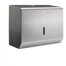 Small Hand Towel Dispenser Brushed Stainless Steel