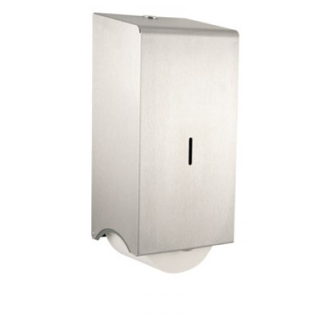 Stainless Steel Corematic 2 Roll Tissue Dispenser Stainless Steel Corematic 2 Roll Tissue Dispenser