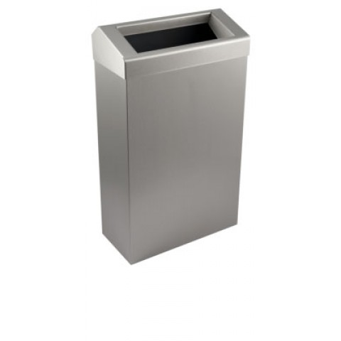 Brushed Stainless Washroom Waste Bins	