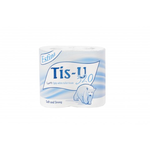 Tis-U 320 Sheet Toilet Roll 2ply