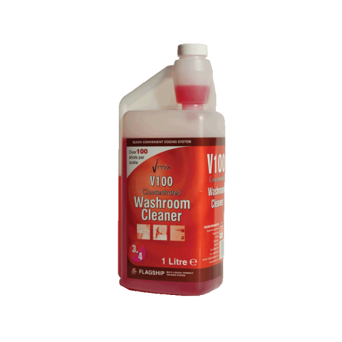 V100 Vmix Washroom Cleaner 1ltr Single V100 Vmix Washroom Cleaner 1ltr Single
