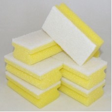 Sponge Scourers Yellow & White Sponge Scourers Yellow & White